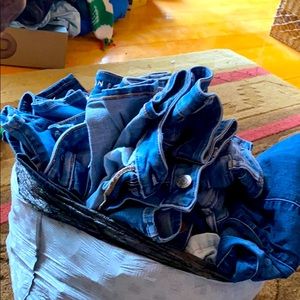 whole bag of jeans